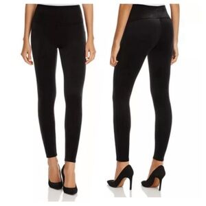 SPANX Velvet Leggings Very Black Size Small